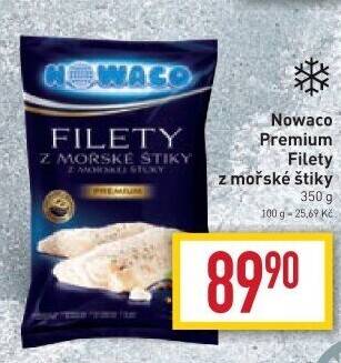 Štika mořská filety mražená Premium Nowaco