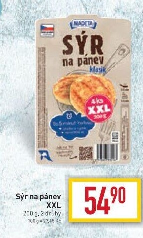 Sýr na pánev Madeta