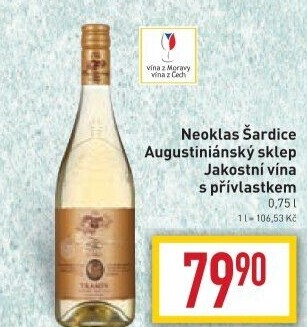 Vína Augustiniánský sklep - přívlastková