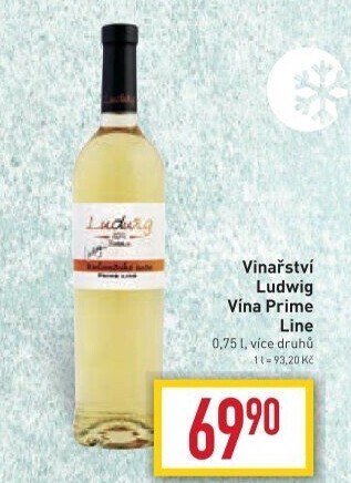 Vína Prime Line Vinařství Ludwig