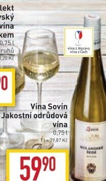 Vína Vinný sklep Sovín