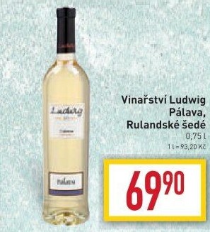 Víno Pálava Vinařství Ludwig