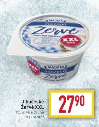 Žervé Jihočeské Madeta