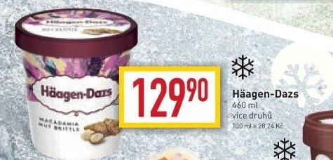 Zmrzlina v kelímku Häagen-Dazs
