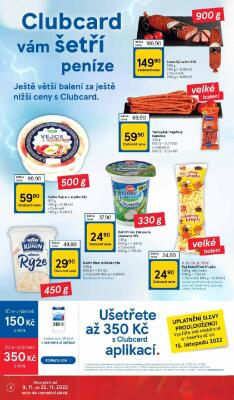akční leták Tesco 9.11.2022-15.11.2022