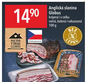 Anglická slanina Globus
