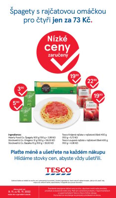 akční leták Tesco 9.11.2022-15.11.2022