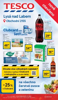 akční leták Tesco 9.11.2022-15.11.2022