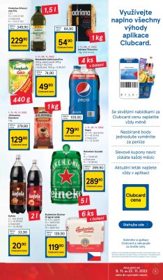 akční leták Tesco 9.11.2022-15.11.2022