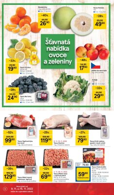 akční leták Tesco 9.11.2022-15.11.2022