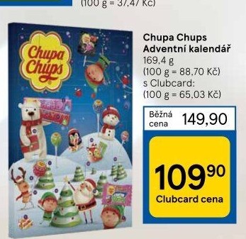 Adventní kalendář Chupa Chups
