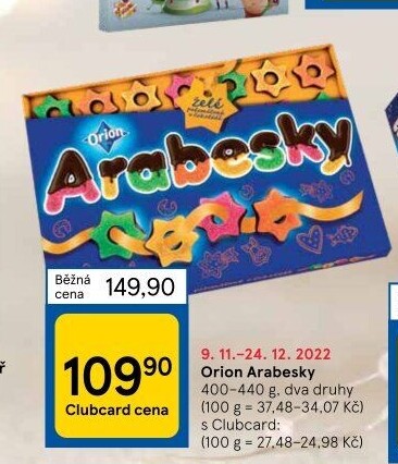 Bonboniéra Arabesky Orion