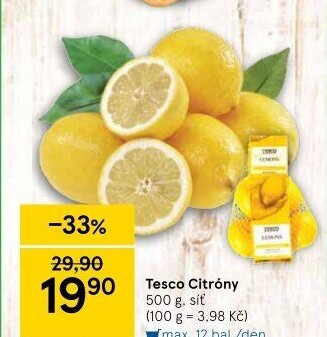 Citrony Tesco