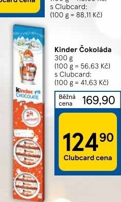 Čokoládky vánoční Kinder