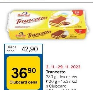 Dezert Trancetto Balconi
