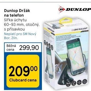Držák telefonu do auta Dunlop