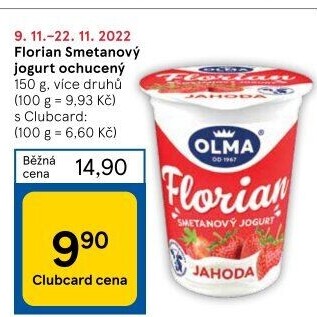 Jogurt smetanový Florian Olma