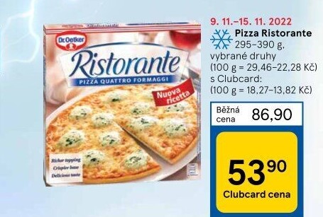 Pizza mražená Ristorante Dr. Oetker