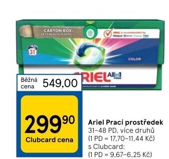 Prací kapsle Ariel