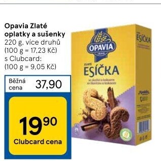 Sušenky Zlaté Opavia - boxy