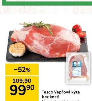 Vepřová kýta bez kosti Tesco