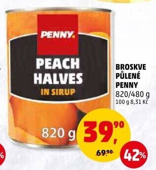 Kompot broskve Penny
