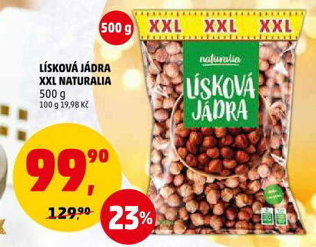 Lískové ořechy Naturalia