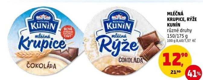 Mléčná krupice Kunín