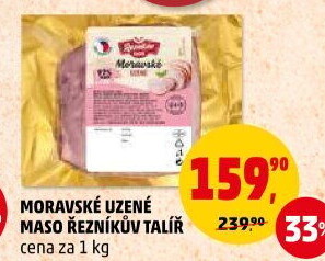 Moravské maso uzené Řezníkův talíř