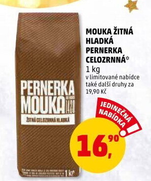 Mouka žitná celozrnná Pernerka