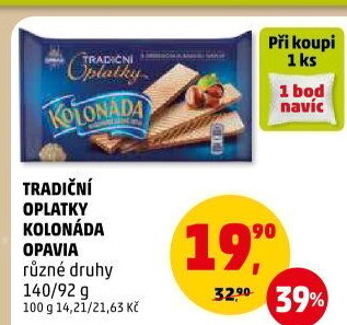 Oplatky Kolonáda Opavia