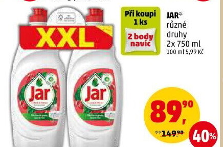 Prostředek na nádobí Jar