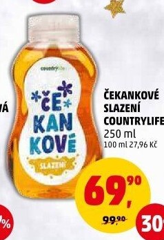 Sladidlo Čekankové slazení Country Life