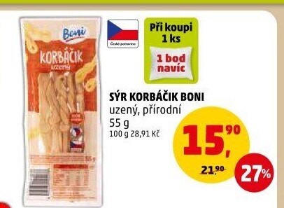 Sýr Korbáčky Boni