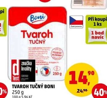 Tvaroh tučný Boni