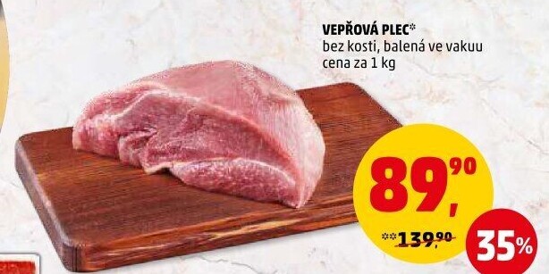 Vepřová plec bez kosti