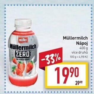 Nápoj mléčný Müllermilch Müller
