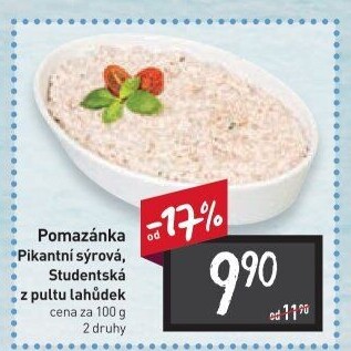 Pikantní sýrová pomazánka