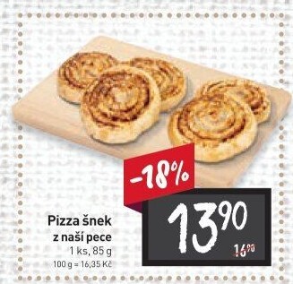 Pizza šnek