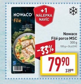 Rybí filé mražené Nowaco