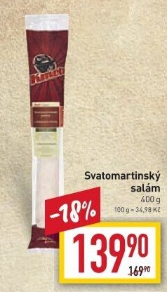 Salám svatomartinský Kmotr