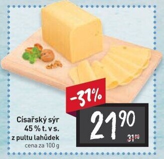 Sýr Císařský 45%