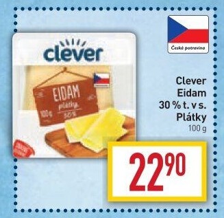 Sýr Eidam 30% Clever