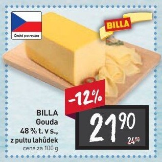 Sýr Gouda 48% Billa
