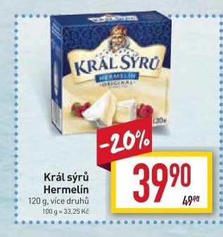 Sýr Hermelín Král sýrů