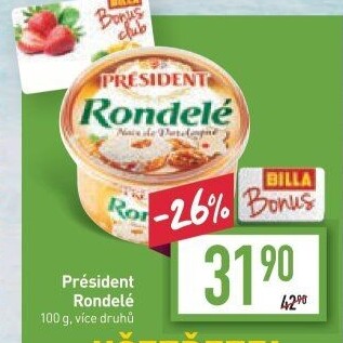 Sýr termizovaný Rondelé President