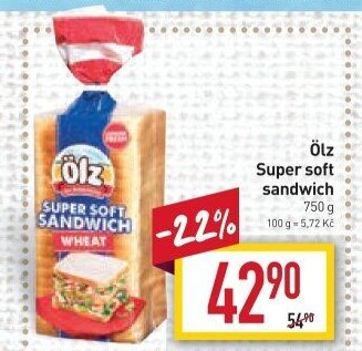 Toustový chléb Sandwich Soft Ölz