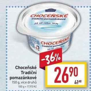 Tradiční pomazánkové Choceňské