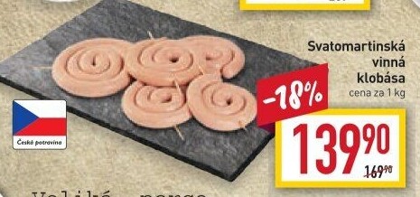 Vinná klobása Svatomartinská