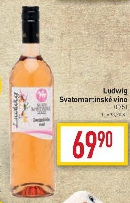 Víno Vinařství Ludwig - svatomartinské